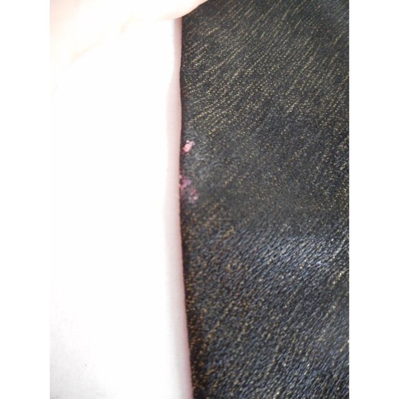 Vintage MCM Black Gold Roman coin Tie necktie Estate Find - Picture 4 of 6